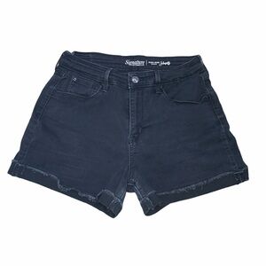 Levi’s High Rise Signature Black Shorts